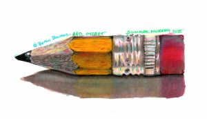 An illustration of a pencil