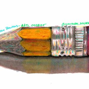 An illustration of a pencil